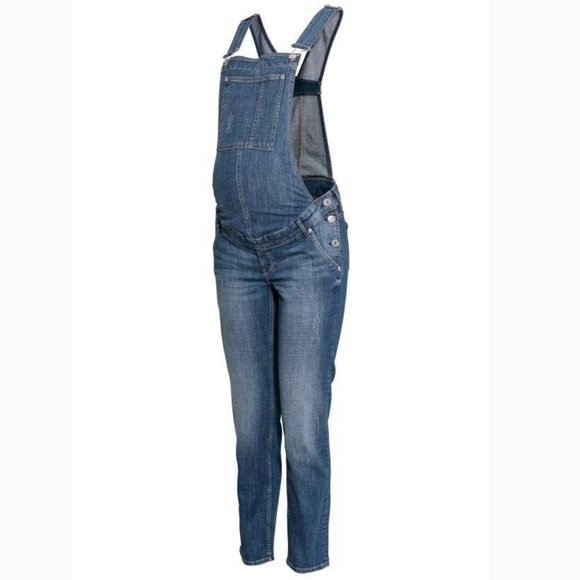 HM maternity denim bib overalls - Picture 3 of 4